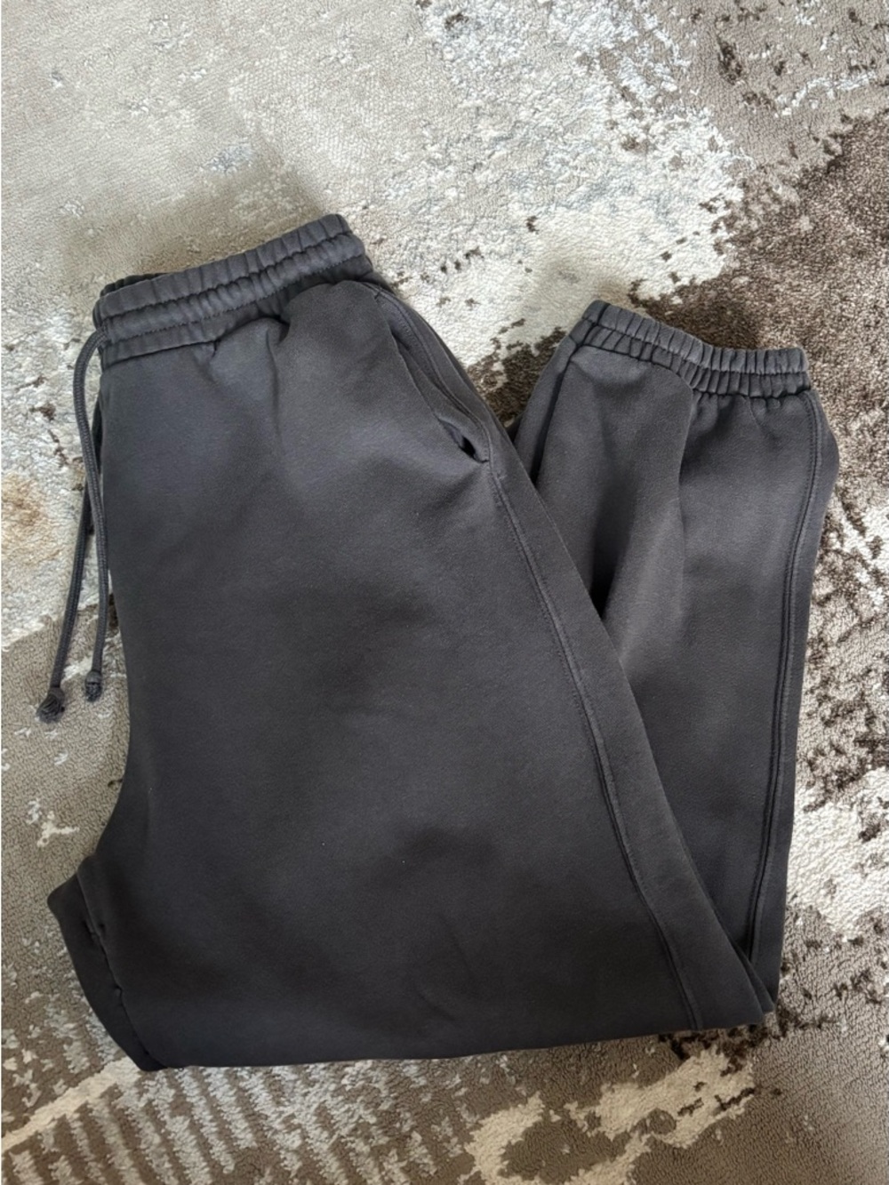 Zara Charcoal Drawstring Joggers
